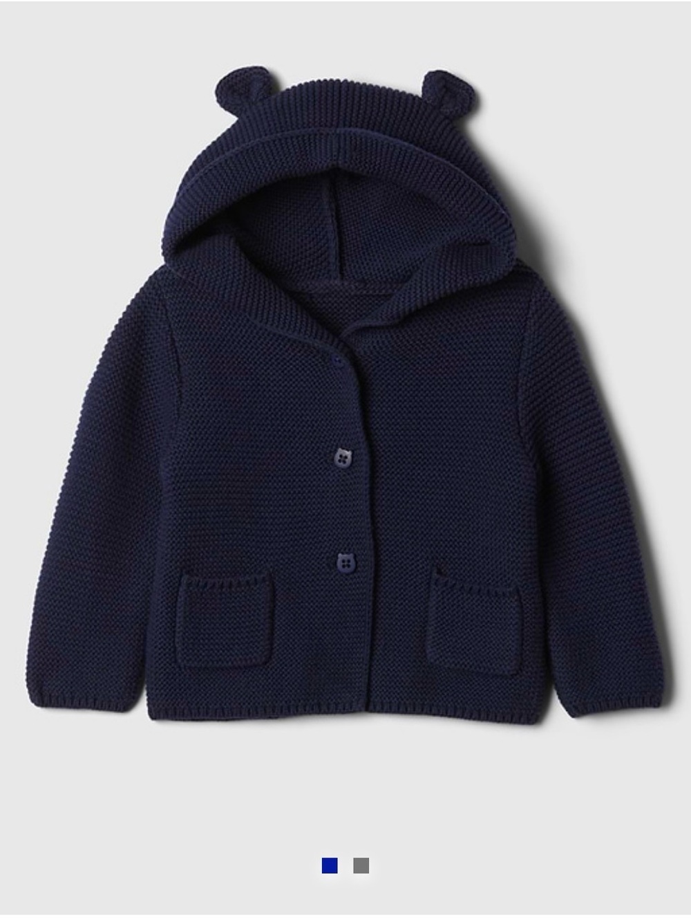 NWT baby GAP knit baby bear cardigan